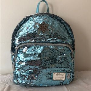 Loungefly Frozen 2 Flip Sequin Backpack